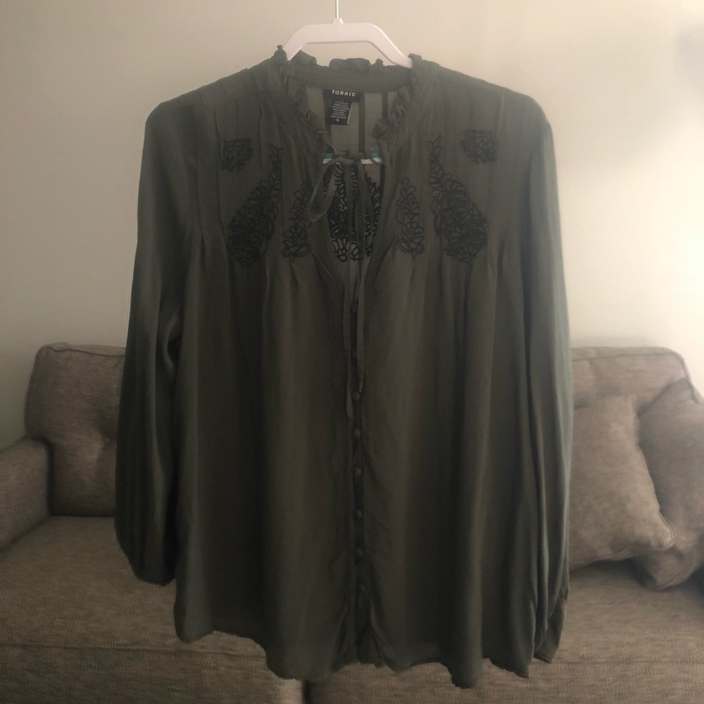 Olive Blouse